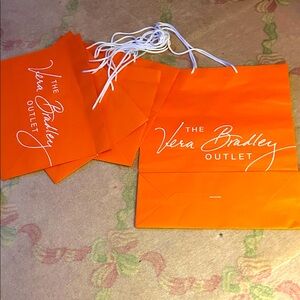 Vera Bradley Orange Shopping Bags